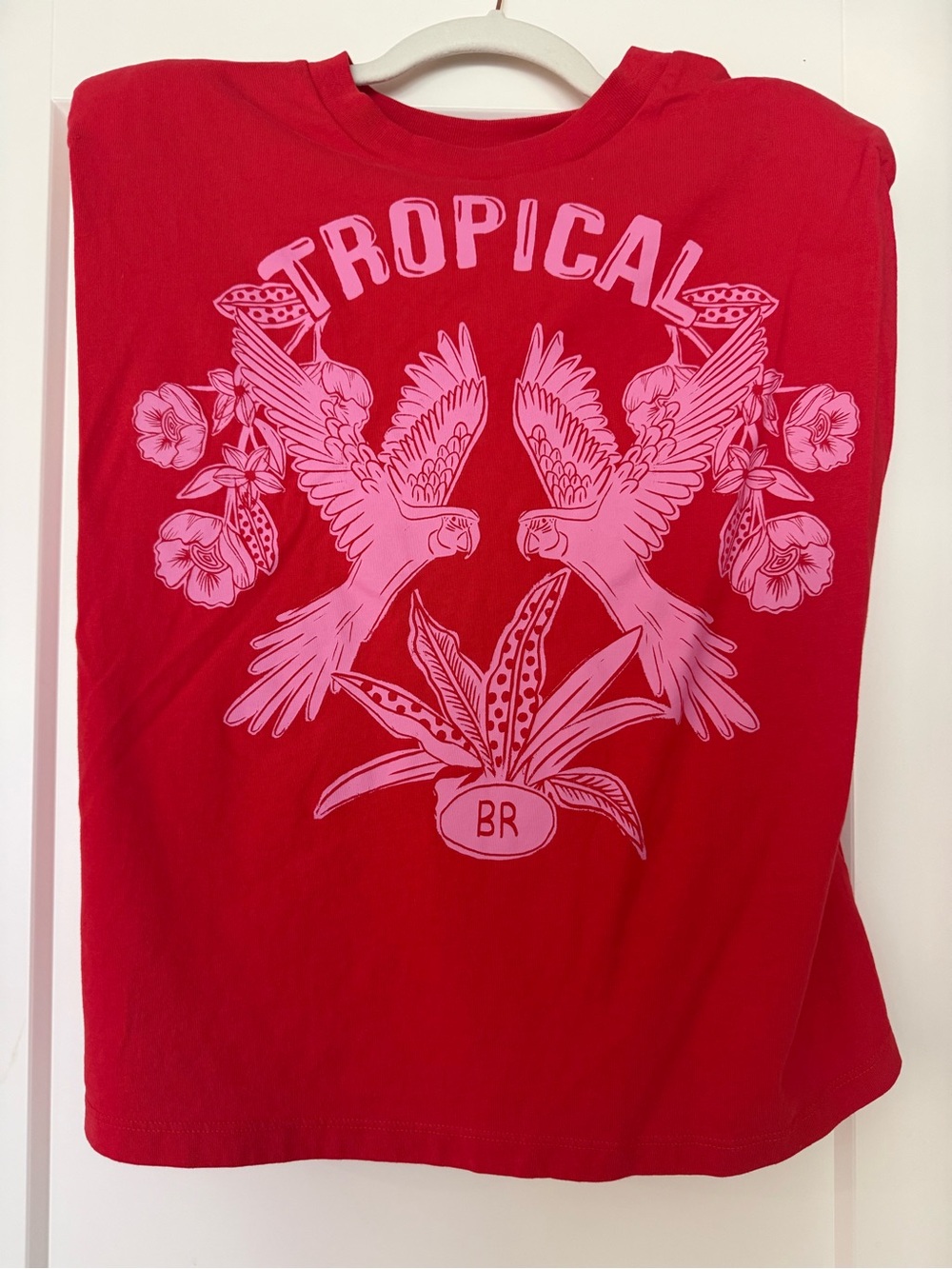 Farm Rio Padded Shoulder T-Shirt